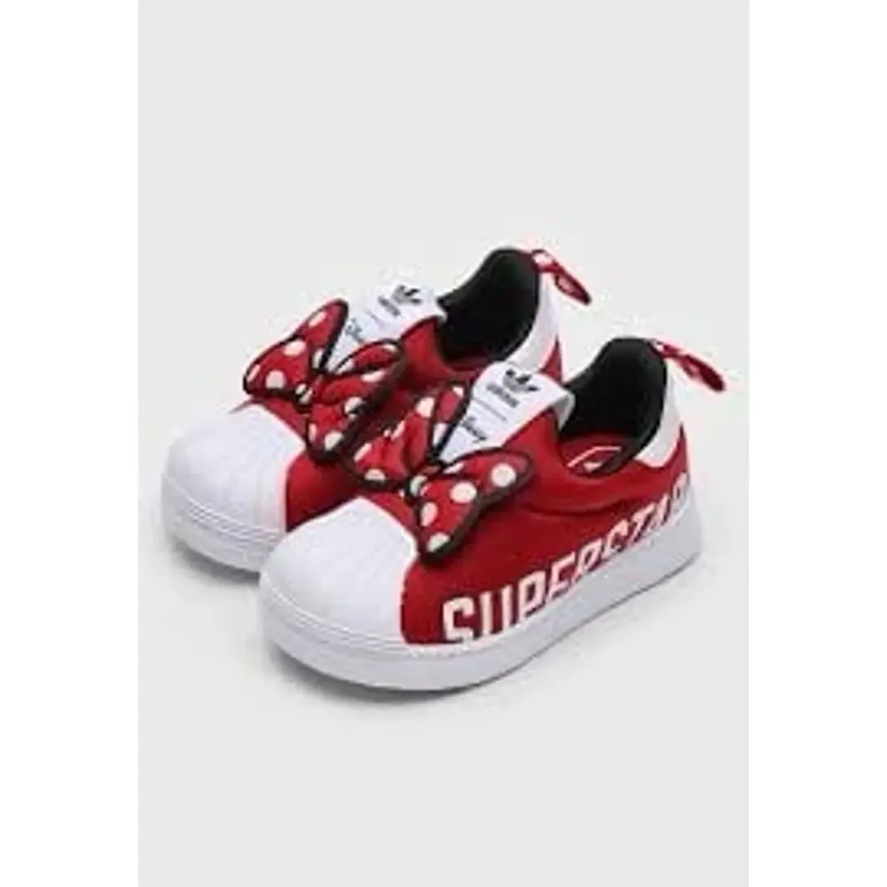 NWT❤️Adidas Originals Girls Disney Minnie Mouse Superstar 360 sz2.5